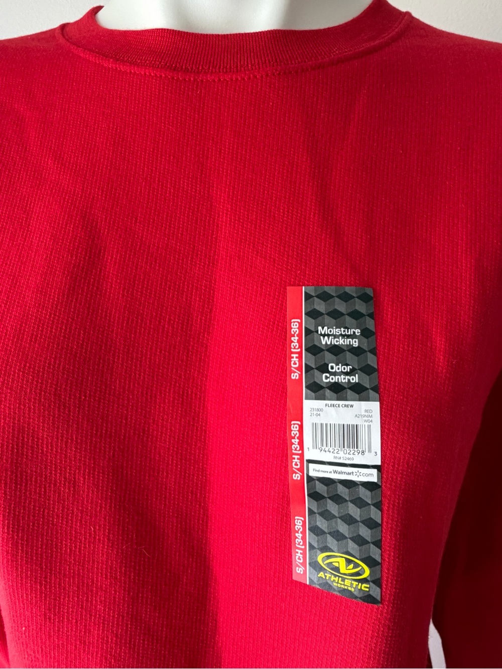 Athletic Works Red 2 Piece Sweat Suit - Picture 4 of 7